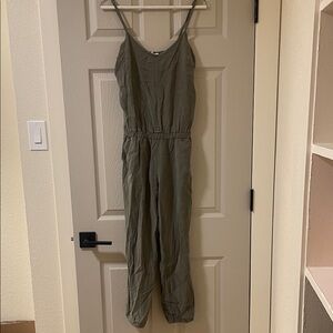 Casual Green Women's Jumpsuit